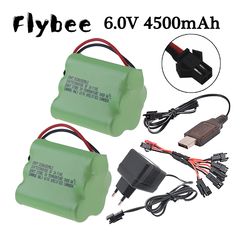 Rc Hobby Charger - 6V 4500mAh Ni-MH Akku SM Stecker