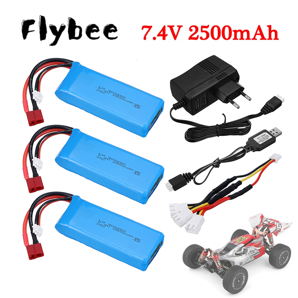 Rc Hobby Charger - 2s 7,4V 2500mAh Lipo-Akkuladegerät-Sets für Wltoys