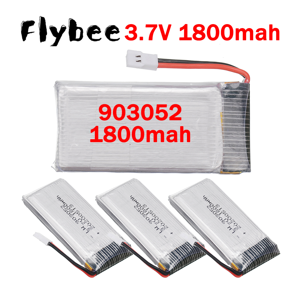 Rc Hobby Charger - 5-in-1-Ladegerät 903052 3,7V 1800mAh Lithium-Polymer-Akkus für