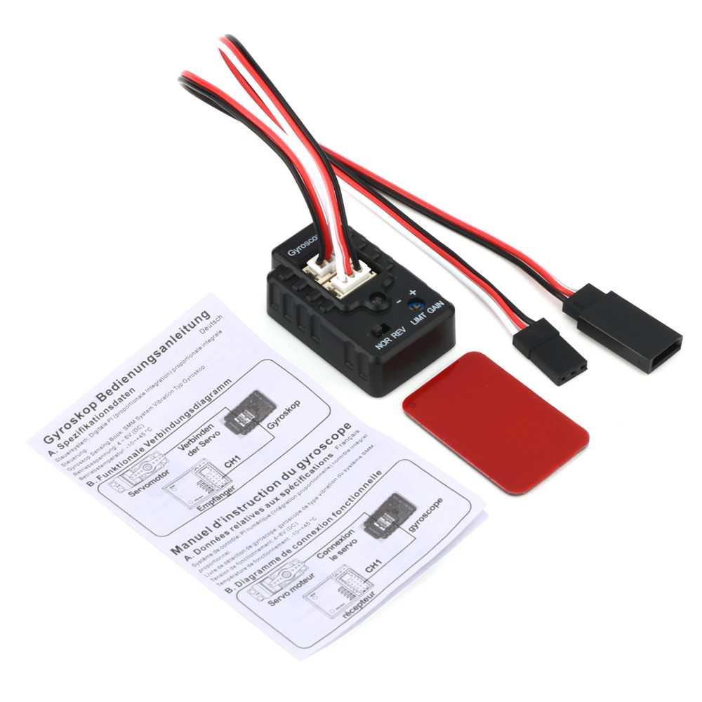 Gyroscope Rc Module - RC Auto Gyroskop-Stabilitätskontrollmodul Mini-Gyro 4,8-6V für