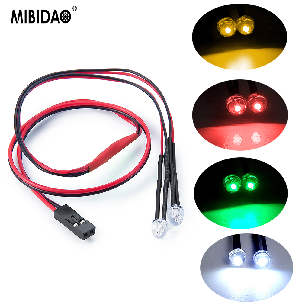 Rc Tire Foam Insert - MIBIDAO RC Auto LED-Leuchten Scheinwerfer Rot/Weiß/Gelb/Grün