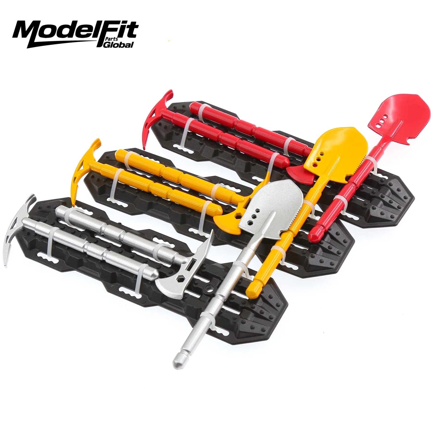 Rc Hobby Crawler - Simulations-Schaufel, Axt, Spitzhacke mit Anti-Rutsch-Brett und