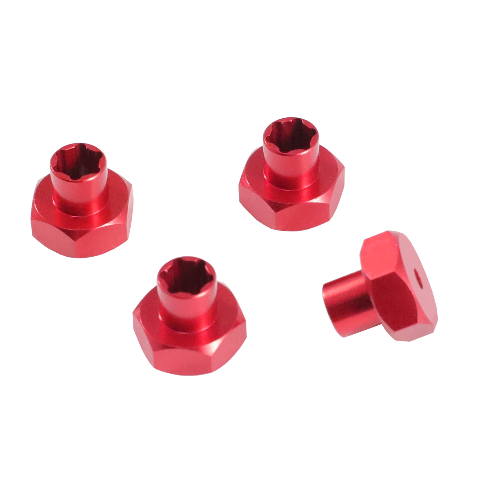 Rc Tire Foam Insert - Aluminiumlegierung 5mm bis 12mm Sechskant-Radnabenadapter-Umbau für