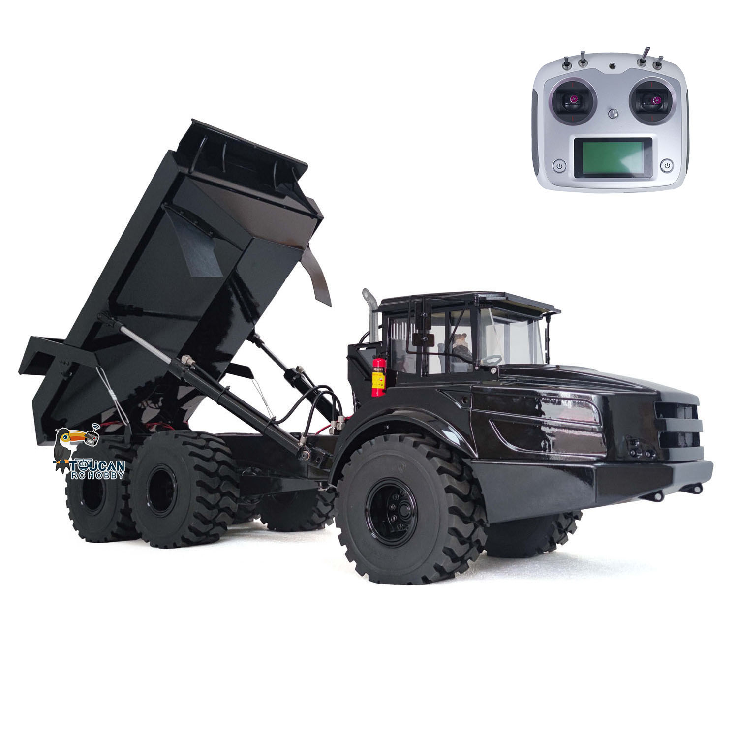Rc Hobby Dump Truck - 1/14 6X6 XDRC RC Hydraulischer Gelenk-LKW