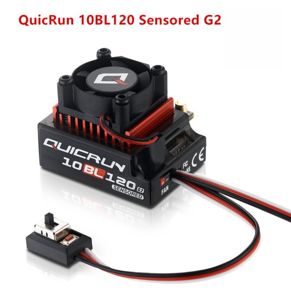 Rc Hobby Wing - FATJAY Hobbywing QUICRUN-10BL-120-G2 120 A ESC-sensorter