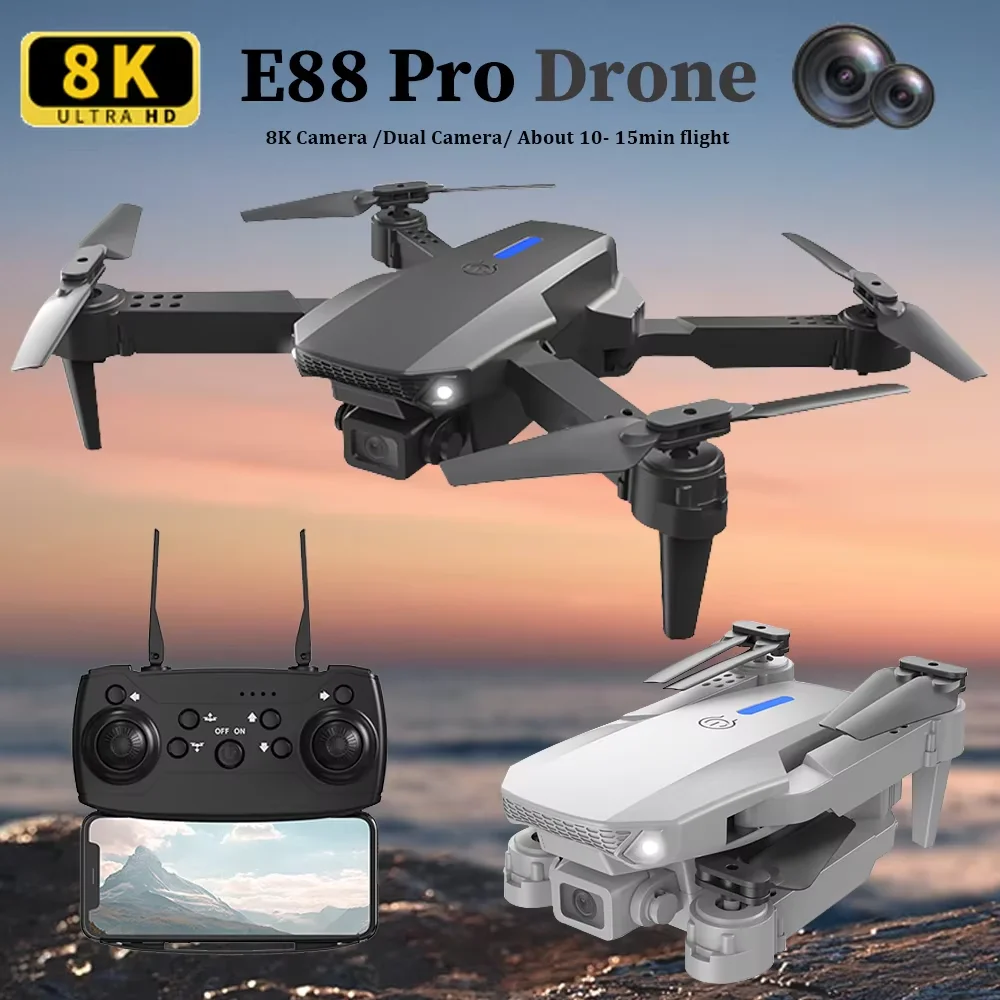 E88 HD 4K Faltbare RC-Drohne m – Rc Hobby Wholesale Bewertung und Preis