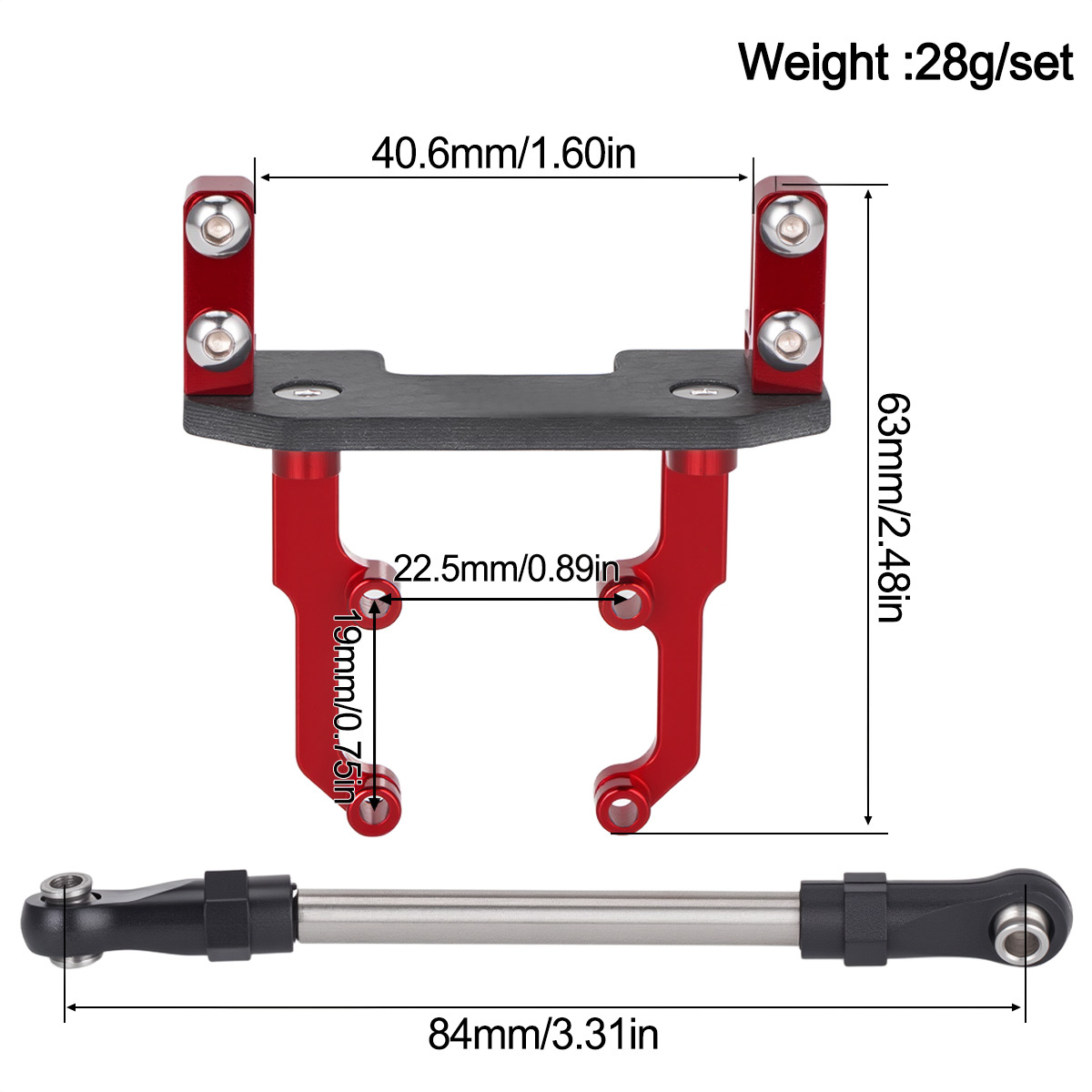 Aluminiumlegierungs-Servohalte – Rc Hobby Crawler Bewertung und Preis