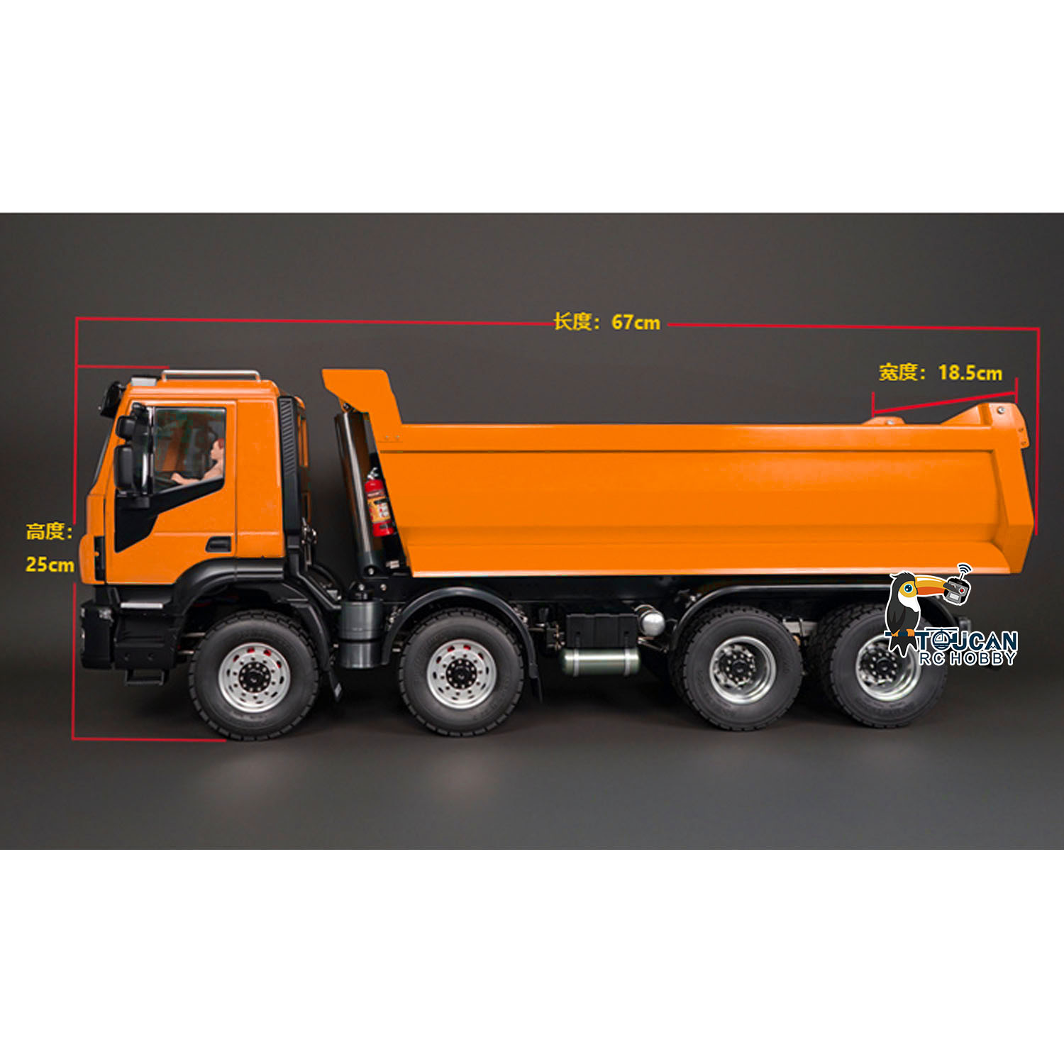 8x4 1/14 Skala Hydraulische RC – Rc Hobby Dump Truck Bewertung und Preis