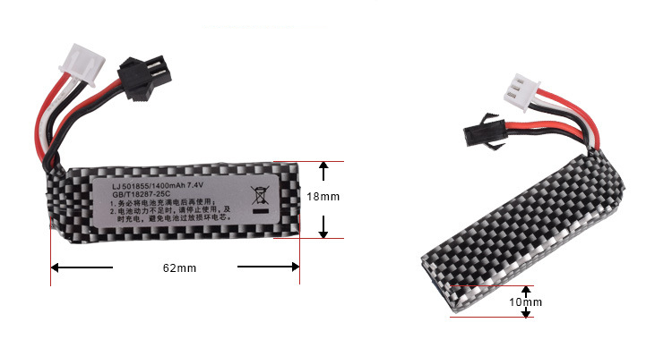 7,4 V 1400 mAh 25 °C 501855    – Rc Hobby Parts Bewertung und Preis
