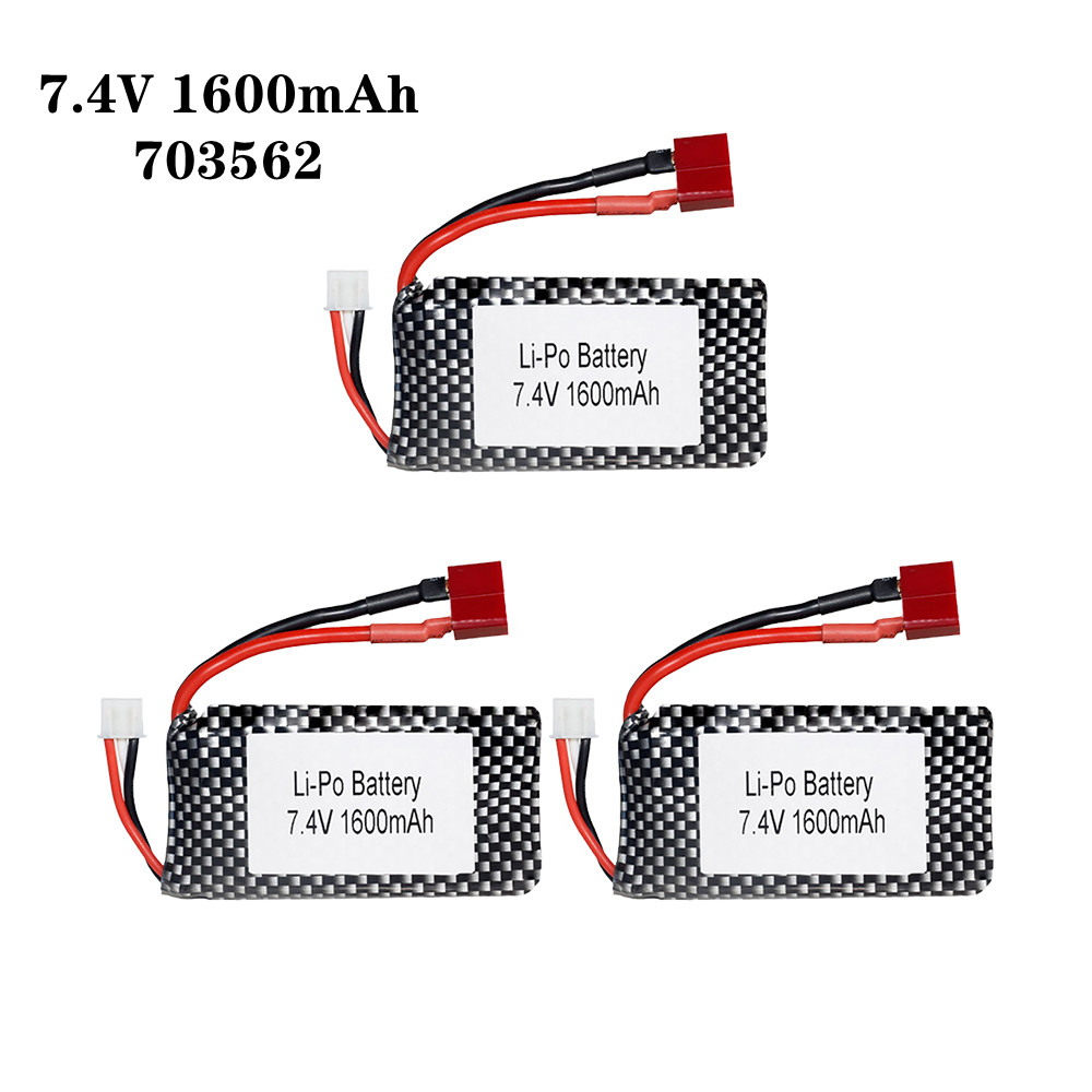 1/2/3 stücke/Lot 7,4 v 1600mah – Rc Hobby Parts Bewertung und Preis