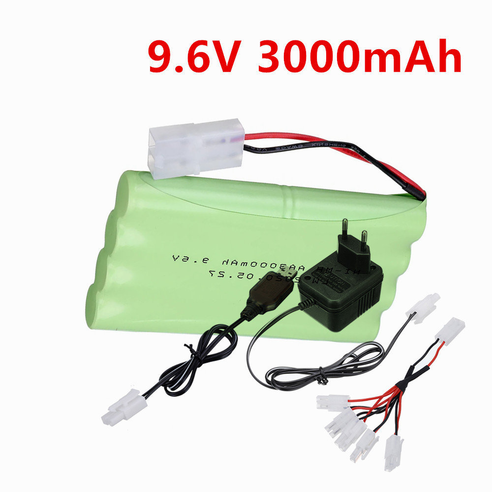 9,6 V 3000 mAh NiMH-Akku oder  – Rc Hobby Charger Bewertung und Preis