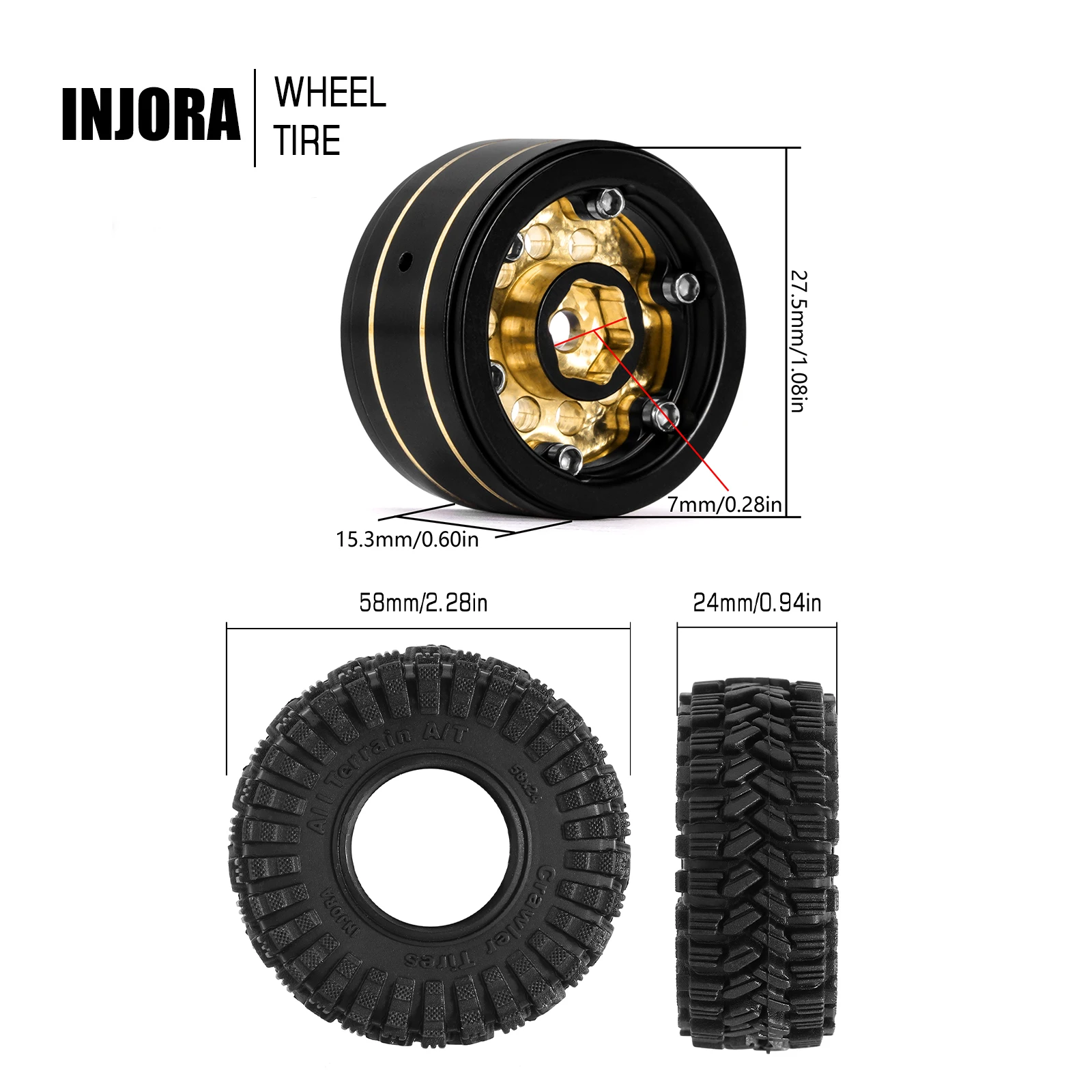 INJORA Schwarz beschichtetes M – Rc Tire Foam Insert Bewertung und Preis